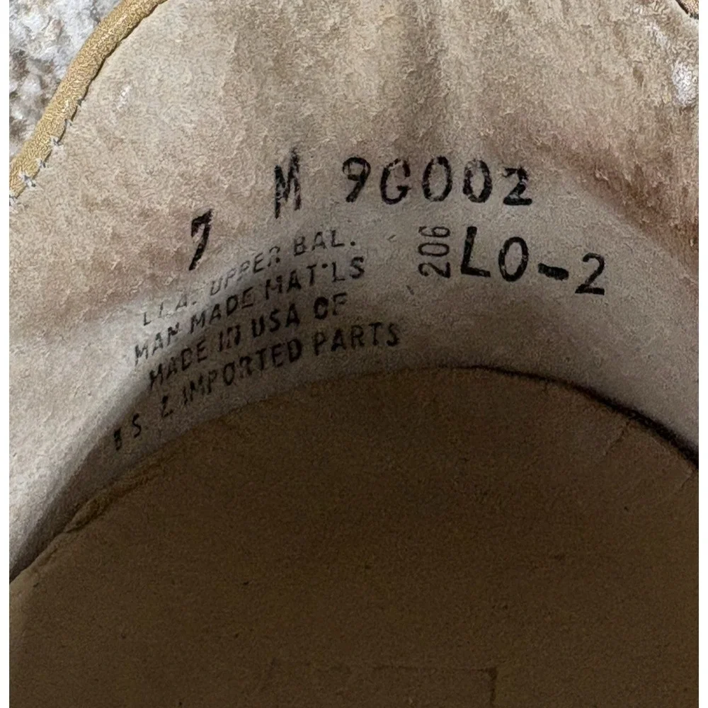 Icon Wearable Art Shoes Brides Les Bains by Léon Benigni Womens Size 7M USA Made